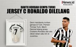 Infografis Cristiano Ronaldo Bantu Korban Gempa Turki Lewat Lelang Jersey