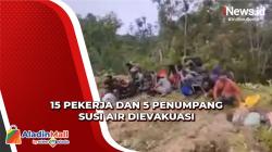 15 Pekerja Bangunan dan 5 Penumpang Susi Air Berhasil Dievakuasi, Pilot Masih Dicari