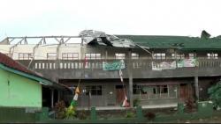 Puting Beliung Terjang 4 Desa di Cilacap, Ratusan Rumah Rusak, Atap Bangunan Sekolah Hancur