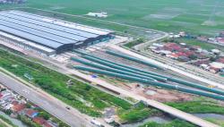 4 Rangkaian EMU Kereta Cepat Tiba di Depo Tegalluar Hari Ini