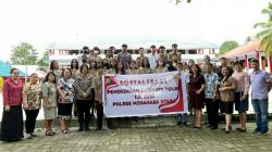 Sosialisasi Penerimaan Polri 2023, Kabag SDM Polres Minut Kunjungi SMA Negeri 1 Airmadidi