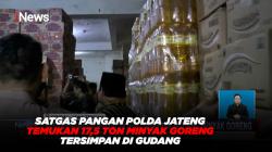 Satgas Pangan Polda Jateng Temukan 17,5 Ton Minyak Goreng Tersimpan di Gudang 