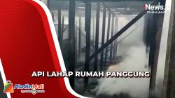Api Hanguskan Rumah Panggung di Palangka Raya, Pemilik yang Alami Gangguan Jiwa Diduga Pelakunya