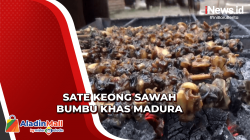 Menyantap Sate Keong Sawah Bumbu Khas Madura di Jember, Miliki Perpaduan Rasa Unik