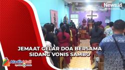 Jemaat Gereja Gelar Doa Bersama di Jambi Jelang Sidang Vonis Ferdy Sambo