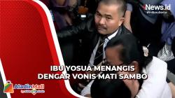 Tangisan Ibu Brigadir J saat Dengar Vonis Mati Ferdy Sambo