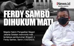 Infografis Ferdy Sambo Divonis Hukuman Mati