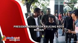 Bocah SD Kejar Presiden Jokowi untuk Foto Bersama di Medan