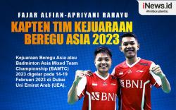 Infografis Fajar Alfian dan Apriyani Rahayu Kapten Tim Indonesia di Kejuaraan Beregu Asia 2023