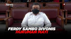 TOK! Ferdy Sambo Divonis Hukuman Mati
