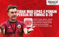Infografis Thomas Doll Ogah Lepas Pemain Persija ke Timnas Indonesia U-20