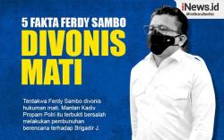 Infografis 5 Fakta Ferdy Sambo Divonis Mati