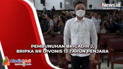 Majelis Hakim Vonis Bripka RR 13 Tahun Penjara