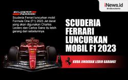 Infografis Scuderia Ferrari Luncurkan Mobil F1 2023