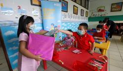 MNC Peduli dan Sekolah Regina Pacis Gelar Program Seribu Cinta Seribu Buku