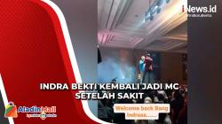 Penampilan Perdana Indra Bekti setelah Sakit, Jadi MC Konser Blue