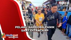 Polisi Gerebek Kampung Narkoba, Pelaku Kocar-kacir hingga Lompat ke Lumpur