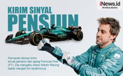 Infografis Fernando Alonso Kirim Sinyal Pensiun dari F1