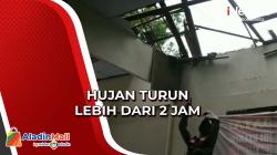 Dilanda Hujan Deras, Gedung Milik Pemkab Trenggalek dan Kantor Polisi Ambruk