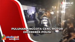 Gelar Balap Liar, Puluhan Anggota Geng Motor Digerebek Polisi di Makassar<