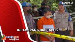 Ini Tampang Anggota Densus 88 Bripda HS Jalani Rekonstruksi Bunuh Sopir Taksi Online di Depok