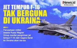 Infografis Jet Tempur F-16 Disebut Tak Berguna dalam Perang Ukraina