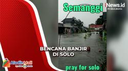 Banjir Setinggi Dada Orang Dewasa Terjang Kelurahan Jagalan Solo