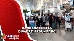 Liburan Isra Mi'raj, Penumpang Padati Bandara Soetta Tangerang<