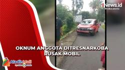 Ngamuk Rusak Mobilnya Sendiri, Oknum Anggota Ditresnarkoba Polda Jateng Diperiksa Propam