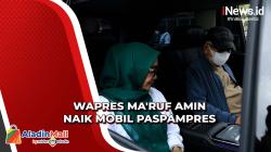 Tidak Biasa, Momen Wapres Ma'ruf Amin Spontan Minta Naik Mobil Paspampres