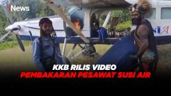 KKB Rilis Video Pembakaran Pesawat Susi Air 