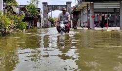 Banjir di Lamongan Rendam 3.640 Rumah, Aktivitas Warga Lumpuh<