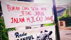 Protes Jalan Rusak, Warganet Sebut Bisa Jedag-jedug di Jalan Raya Majalengka<