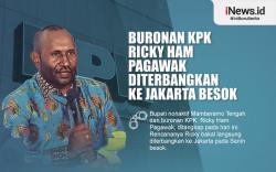 Infografis Buronan KPK Ricky Ham Pagawak Diterbangkan ke Jakarta Besok