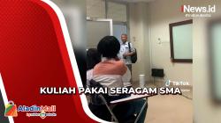 Kuliah Pakai Seragam SMA, Mahasiswa UGM Bikin Kaget Dosen