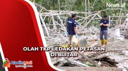 Olah TKP di Lokasi Ledakan Petasan di Blitar, Polisi Temukan Sisa Bubuk Mesiu