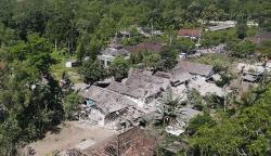 Penampakan dari Udara Dahsyatnya Ledakan di Blitar yang Tewaskan 1 Keluarga