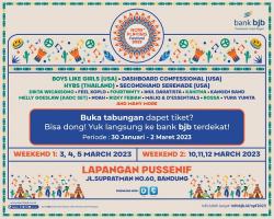 Mau Nonton Konser Now Playing Festival 2023? Ini Cara Mudah Dapatkan Tiket bersama bank bjb