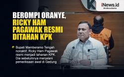 Infografis Berompi Oranye, Ricky Ham Pagawak Resmi Ditahan KPK