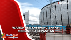 Tunggu Kepastian Tempati Hunian, Warga Eks Kampung Bayam Tinggal di Tenda