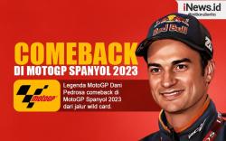 Infografis Dani Pedrosa Comeback di MotoGP Spanyol 2023