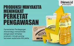 Infografis Produksi Minyakita Meningkat Perketat Pengawasan