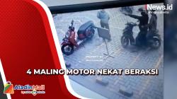 4 Orang Nekat Coba Gasak Motor Terparkir di Minimarket Kawasan Jonggol