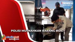 Gunakan Mobil Khusus Milik BNN, Polres Jakbar Musnahkan Barang Bukti Narkoba Senilai Rp35 Miliar