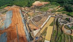 Progres Pembangunan Bendungan Sepaku Semoi sebagai Pasokan Air IKN Nusantara