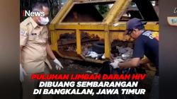 Puluhan Limbah Darah HIV Dibuang Sembarangan di Bangkalan, Jawa Timur 