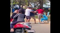 Viral Mama Muda Beri Tendangan Kungfu ke Wajah Pacar Mantan Suami di Pinggir Pantai