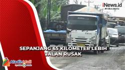 Jalan Penghubung 3 Kabupaten Medan-Berastagi Bertahun-tahun Rusak, Begini Situasinya