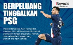 Infografis Lionel Messi Berpeluang Tinggalkan PSG