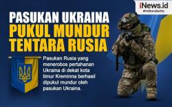 Infografis Ukraina Pukul Mundur Pasukan Rusia di Kreminna